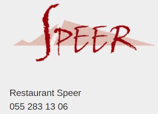Restaurant Speer